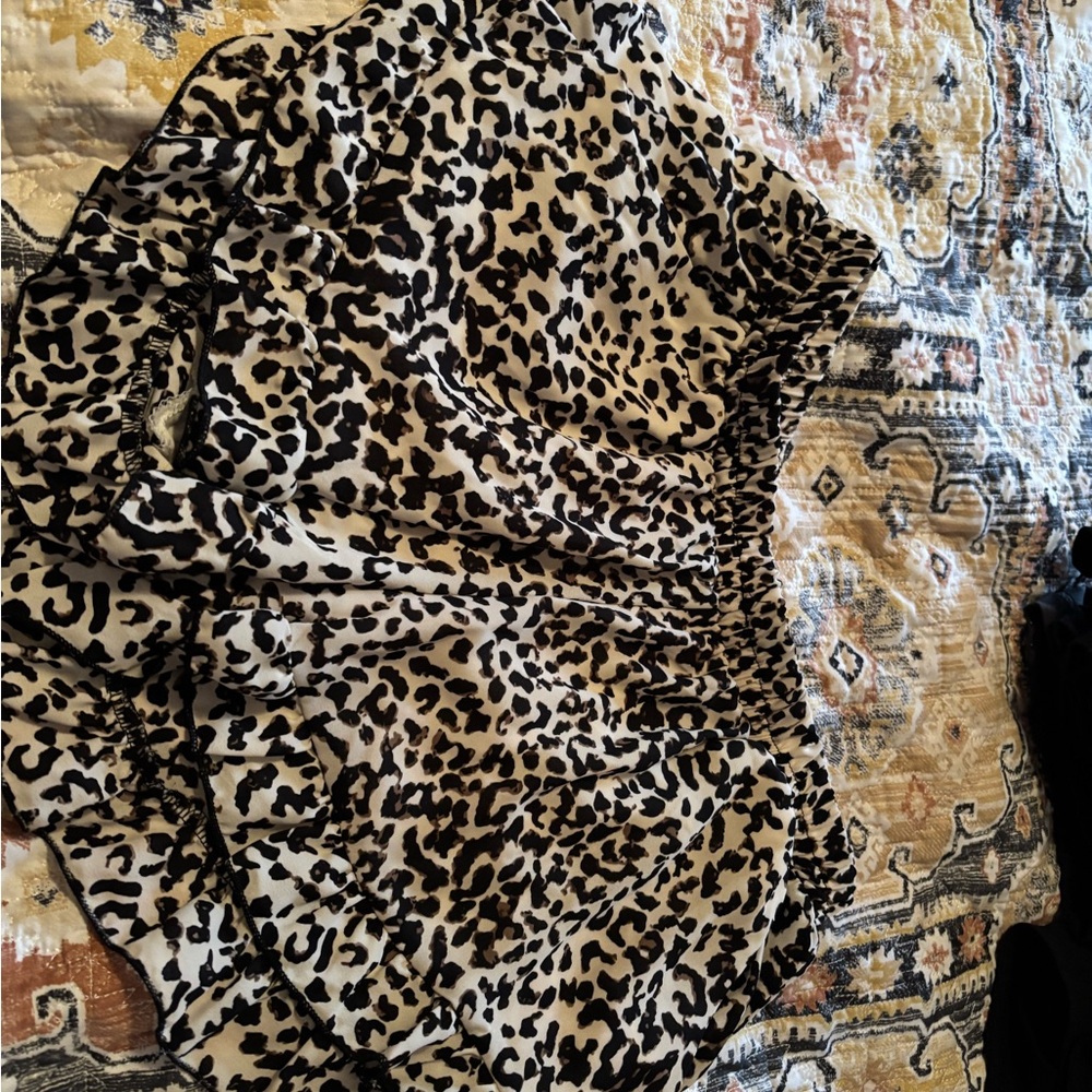 Leopard Print Skirt